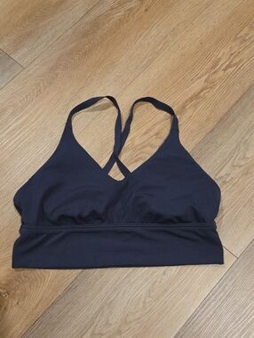 aerie Navy Cross-Strap Bralette
